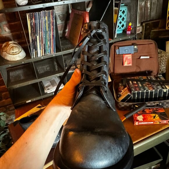 $1198 JOHN VARVATOS 25th Anniversary 525 COMBAT BOOTS (sz 8.5) - Picture 15 of 16